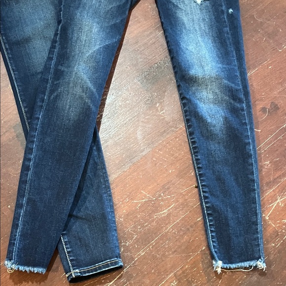 Bundle American Eagle Outfitters Women's Dark Blue Skinny Jeggings - Picture 4 of 12